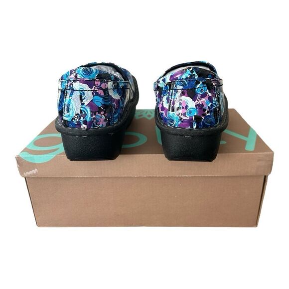 Glolily Jenny Blue Rose Floral Mary Jane Clog Shoe Women’s Size 9 - Picture 6 of 9